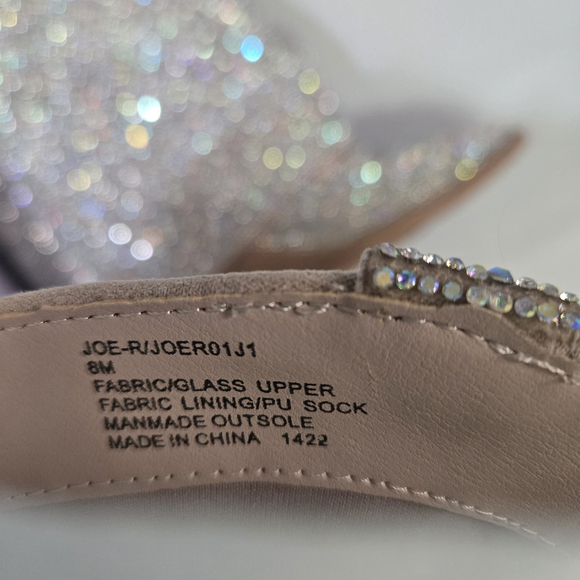 Madden Girl Joe Rhinestone Western Wedge Booties Silver Multi Size 8 NIB - Picture 9 of 13